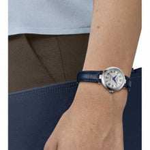 Load image into Gallery viewer, Tissot Bellissima Automatic Silver Dial Blue Leather Strap Watch For Women - T126.207.16.013.00