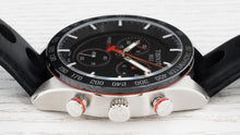 Load image into Gallery viewer, Tissot PRS 516 Chronograph Black Dial Black Leather Strap Watch For Men - T100.417.16.051.00