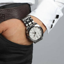Load image into Gallery viewer, Tissot T Classic Couturier Chronograph White Dial Silver Steel Strap Watch For Men - T101.617.11.031.00