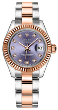 Load image into Gallery viewer, Rolex Lady-Datejust 28 Purple Diamond Dial Watch 279171-0016