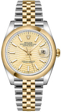 Load image into Gallery viewer, Rolex Datejust 36 Golden Fluted Motif Dial Unisex Watch 126203-0039