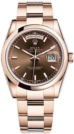 Rolex Day-Date 36 Domed Bezel Watch 118205