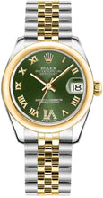 Load image into Gallery viewer, Rolex Datejust 31 Green Dial Women's Watch 178243-0079