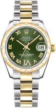 Load image into Gallery viewer, Rolex Datejust 31 Green Dial Oyster Bracelet Women's Watch 178343-0001