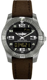 Breitling Professional Aerospace Evo Brown Canvas 43mm Men's Watch E7936310/BC27-108W