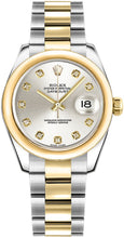 Load image into Gallery viewer, Rolex Datejust 31 Silver Diamond Dial Women's Watch 178243-0022