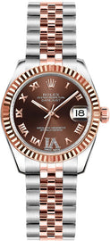 Rolex Lady-Datejust 26 Chocolate Dial Women's Watch 179171