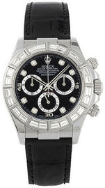 Rolex Cosmograph Daytona Black Diamond Dial Men's Watch 116589