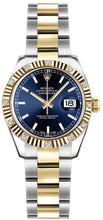 Load image into Gallery viewer, Rolex Lady-Datejust 26 Blue Dial Women's Watch 179313