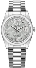 Rolex Day-Date 36 Platinum Watch 118206-0120