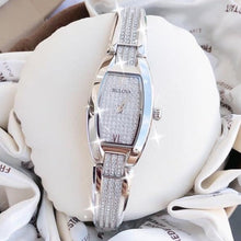 Load image into Gallery viewer, Bulova Crystal Collection Silver Dial Silver Steel Strap Watch for Women - 96L235