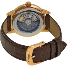 Load image into Gallery viewer, Tissot T Classic Carson Powermatic 80 White Dial Brown Leather Strap Watch for Men - T085.407.36.013.00