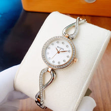 Load image into Gallery viewer, Bulova Crystals Mother of Pearl Dial Two Tone Steel Strap Watch for Women - 98X108