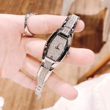 Load image into Gallery viewer, Bulova Crystal Collection Silver Dial Silver Steel Strap Watch for Women - 96L235