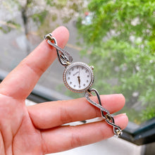 Load image into Gallery viewer, Bulova Analog Crystals Mother of Pearl Dial Silver Steel Strap Watch for Women - 98X109