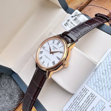 Load image into Gallery viewer, Tissot T Classic Carson Powermatic 80 White Dial Brown Leather Strap Watch for Men - T085.407.36.013.00