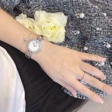 Load image into Gallery viewer, Bulova Crystals Quartz Mother of Pearl Dial Silver Steel Strap Watch for Women - 96X129