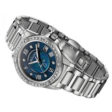Load image into Gallery viewer, Bulova Marine Star Blue Dial Silver Steel Strap Watch for Women - 96R215