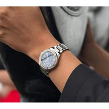 Load image into Gallery viewer, Bulova Marine Star Blue Dial Silver Steel Strap Watch for Women - 96R215