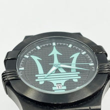 Load image into Gallery viewer, Maserati Potenza Aqua Edition Black Dial Black Mesh Bracelet Watch For Men - R8853144002