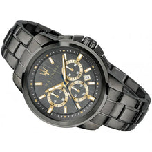 Load image into Gallery viewer, Maserati Successo Chronograph Gray Dial Gray Steel Strap Watch For Men - R8873621007